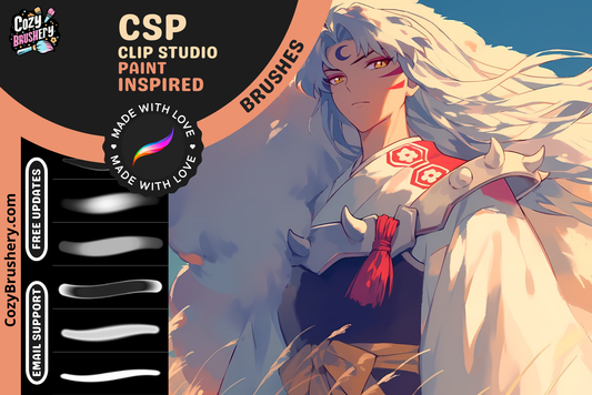 Procreate Clip Studio Brushes – 40 Brushes for Art Creation - Cozy Brushery