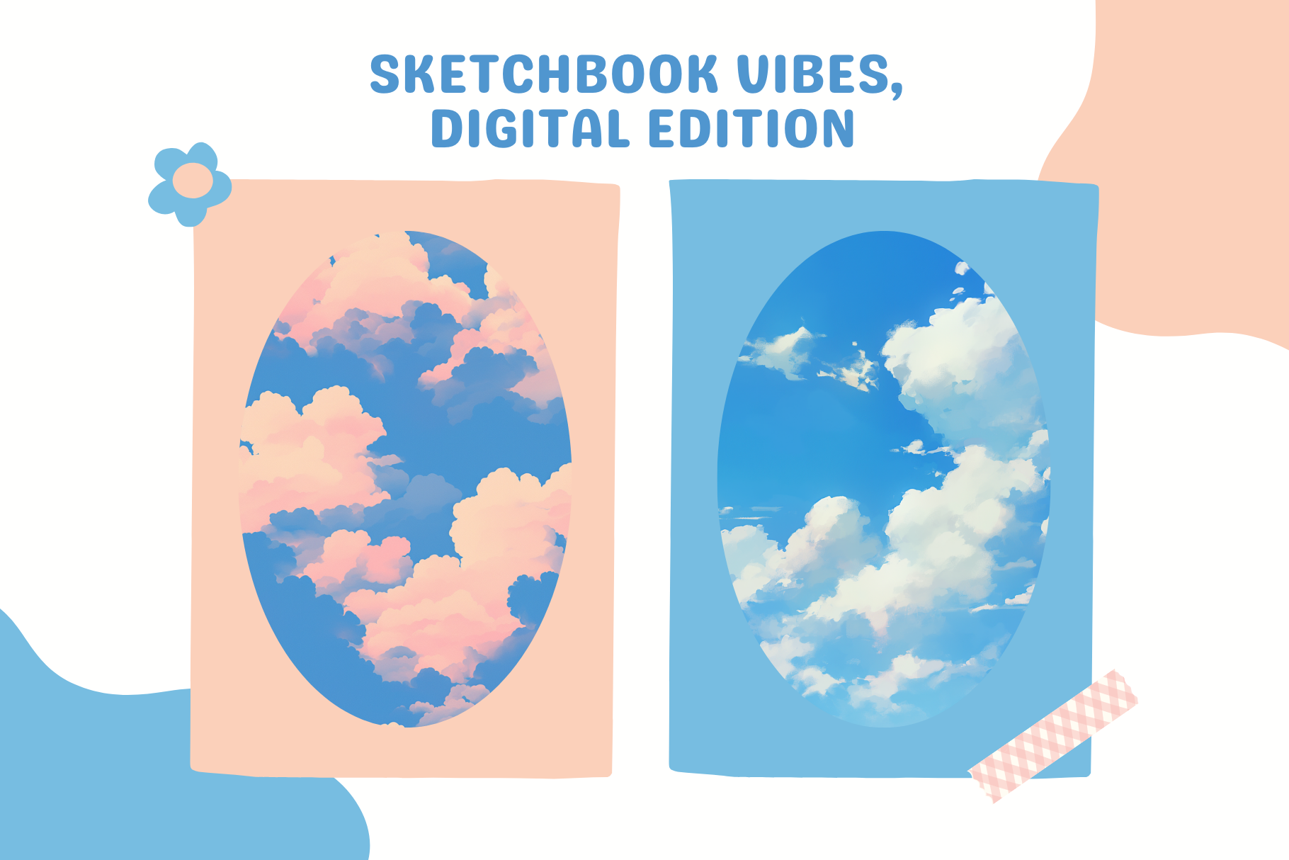 Procreate Cloud Brushes: 9 Soft & Bold Sky Textures for Dreamy Skies - Cozy Brushery