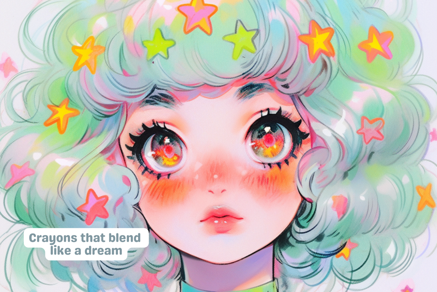 Procreate Crayon Brushes for Anime and Manga Art Bundle - Cozy Brushery