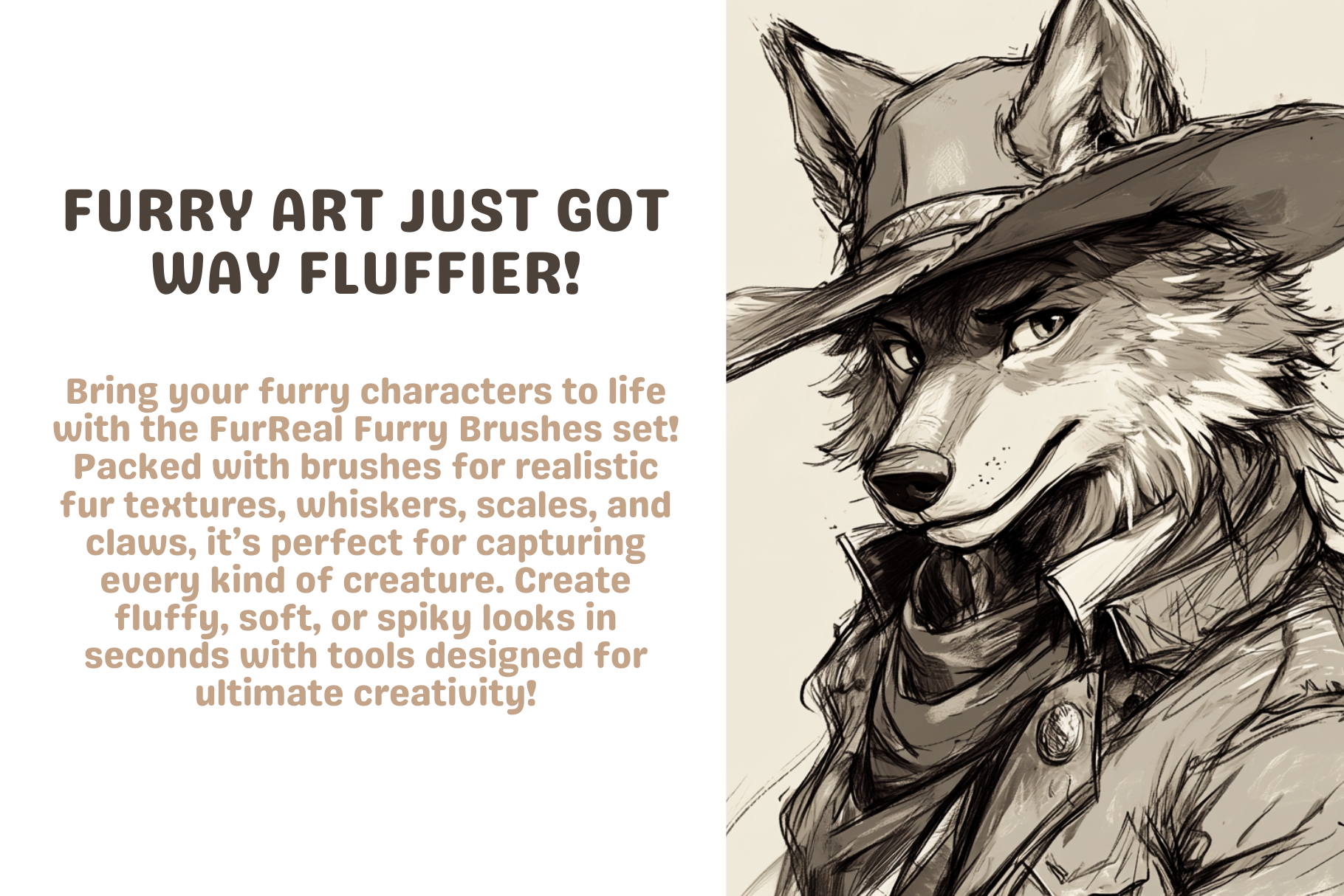 Procreate Furry Brushes MaxPack for Stunning Artwork - Cozy Brushery