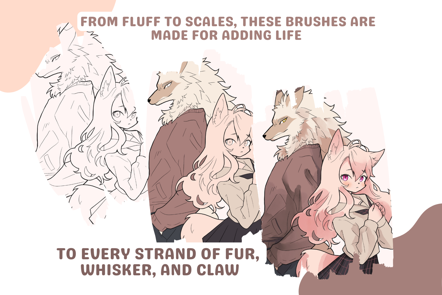 Procreate Furry Brushes MaxPack for Stunning Artwork - Cozy Brushery