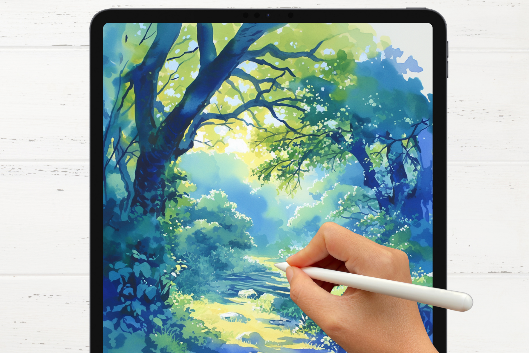 Procreate Gouache Brushes – 55 Realistic Brushes Set - Cozy Brushery