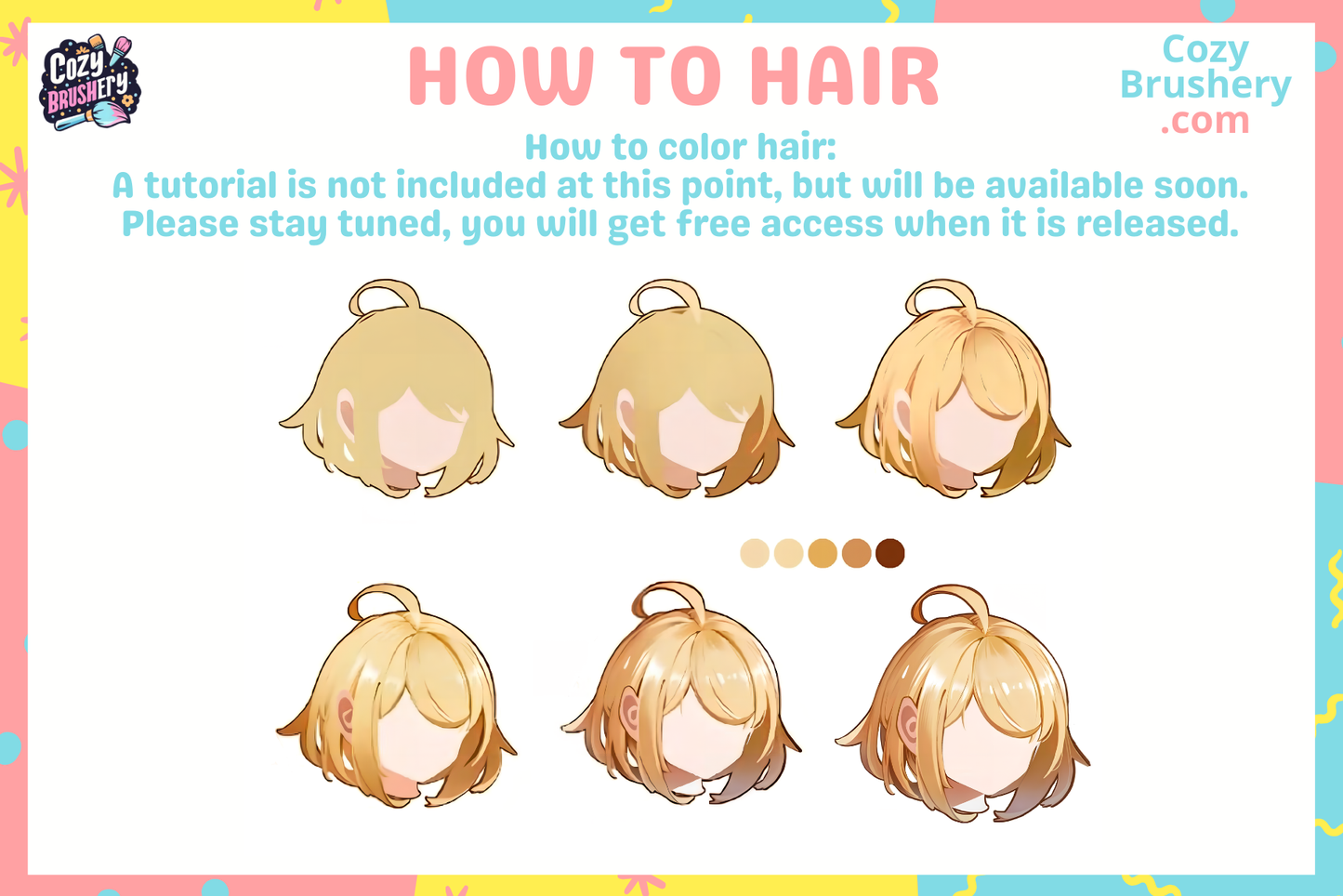 Procreate Hair Brush Set: Ultimate Bundle for All Styles - Cozy Brushery