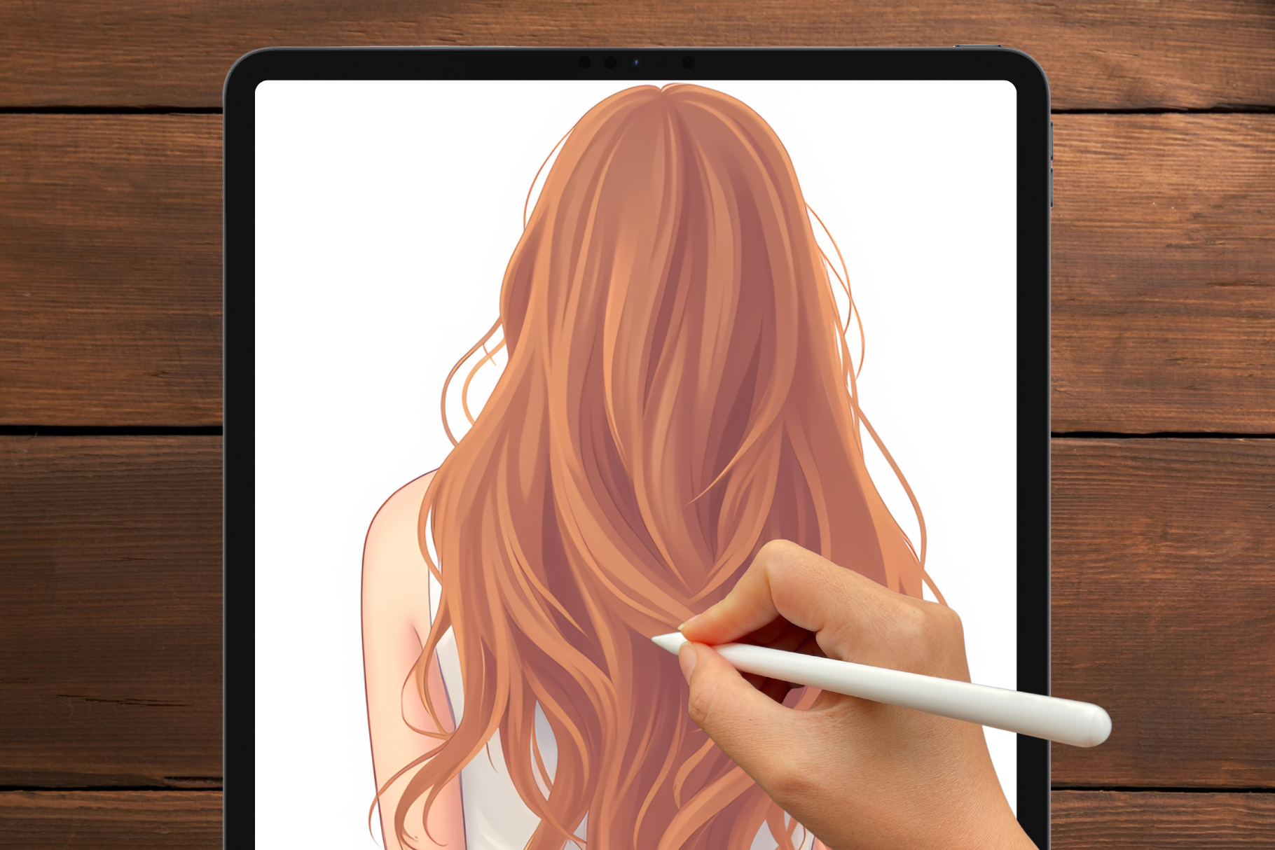 Procreate Hair Stamp Collection – 73 Hair Stamps for Art - Cozy Brushery