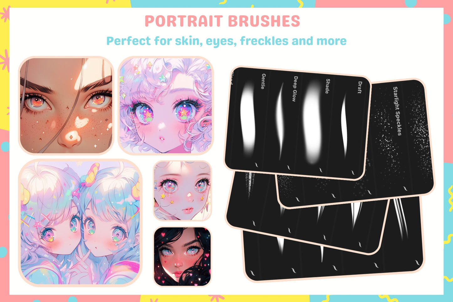 Procreate Human Body Bundle: Brushes and Stamps for Portraits - Cozy Brushery