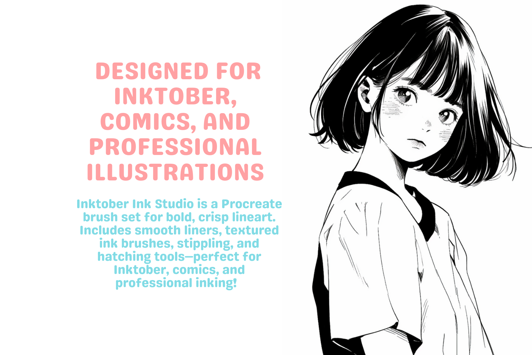 Procreate Inking Brushes – 73 Brushes for Anime and Manga - Cozy Brushery