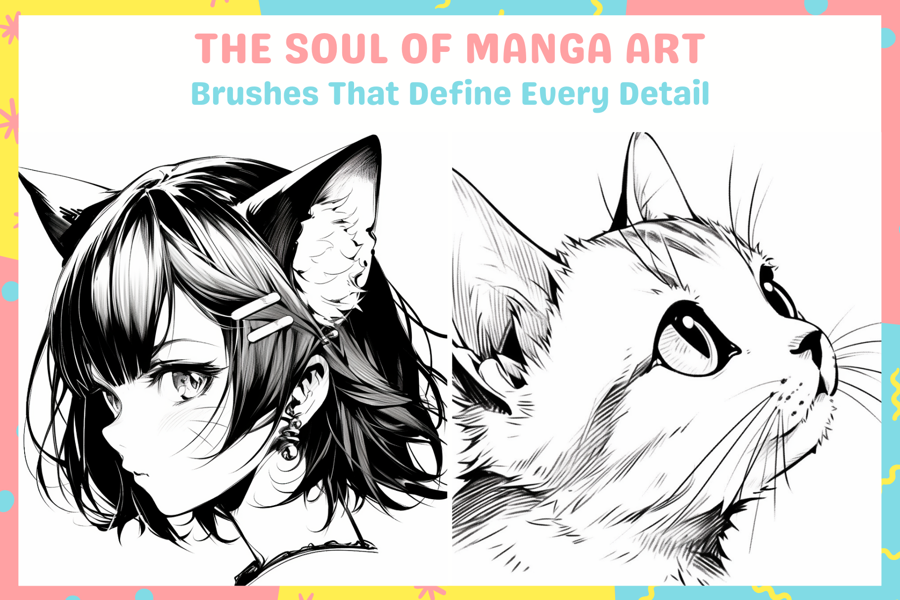 Procreate Manga Master Brush Set: 400 Plus Essential Brushes - Cozy Brushery