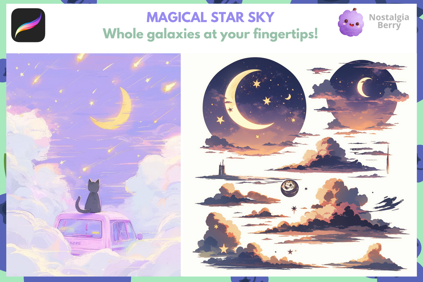 Procreate Nature Brush Bundle: 2000 Plus Brushes for Landscapes - Cozy Brushery