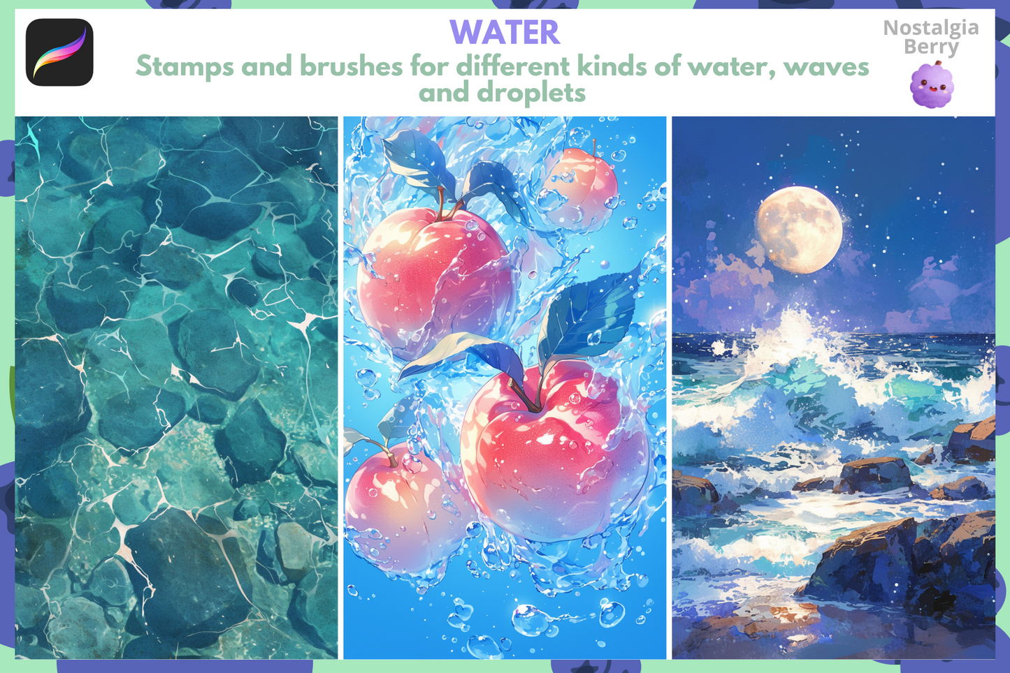 Procreate Nature Brush Bundle: 2000 Plus Brushes for Landscapes - Cozy Brushery