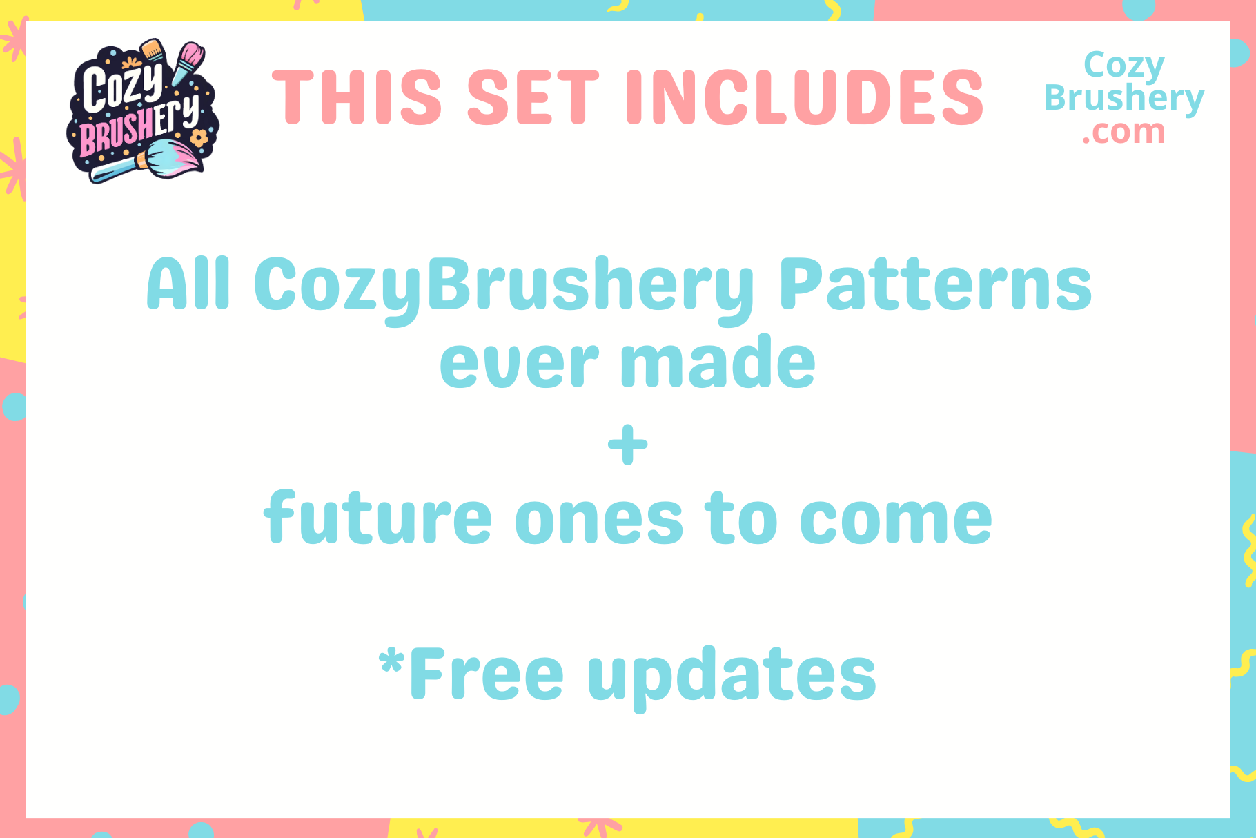 Procreate Patterns Seamless Collection Bundle With Free Updates - Cozy Brushery