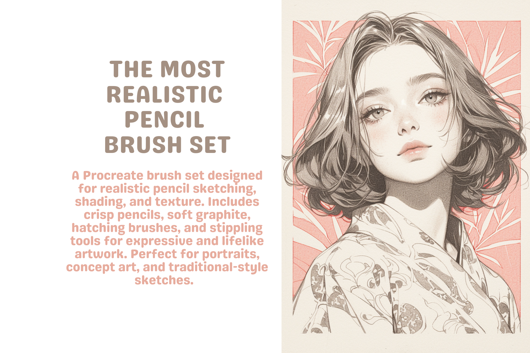 Procreate Pencil Brush Pack – 36 Realistic Sketching Brushes - Cozy Brushery
