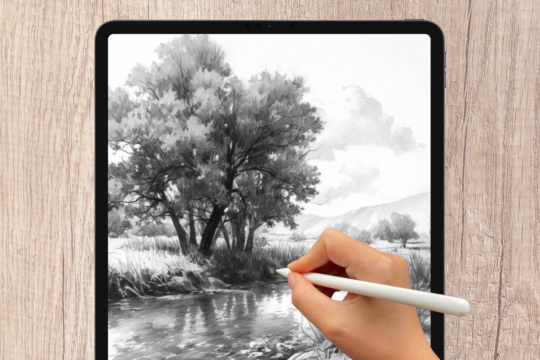 Procreate Pencil Brushes – 18 Realistic Nature Art Brushes - Cozy Brushery