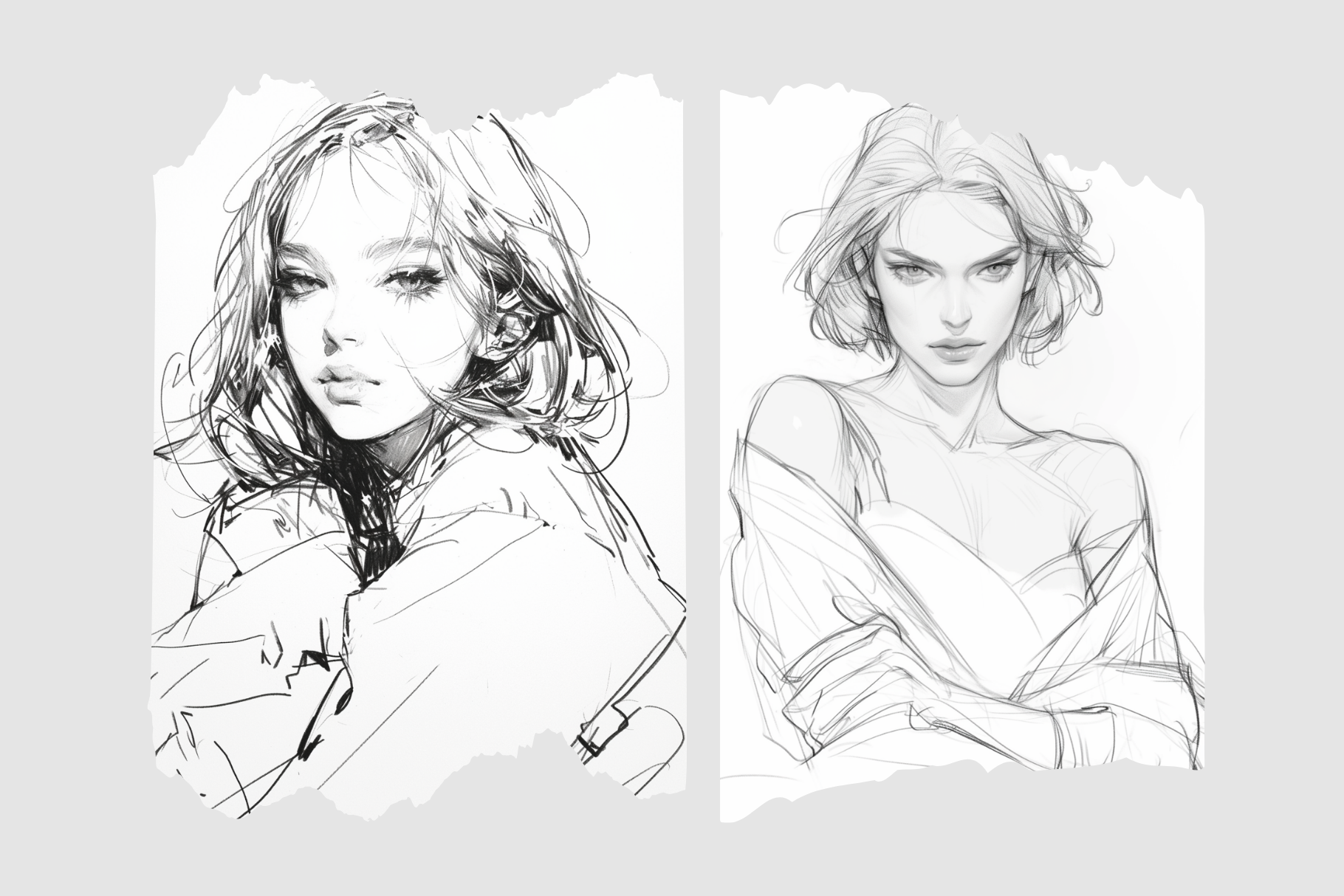 Procreate Pencil Sketch Brushes – 26 Realistic Brushes for Anime, Portraits, Still Life, and Concept Art - Cozy Brushery