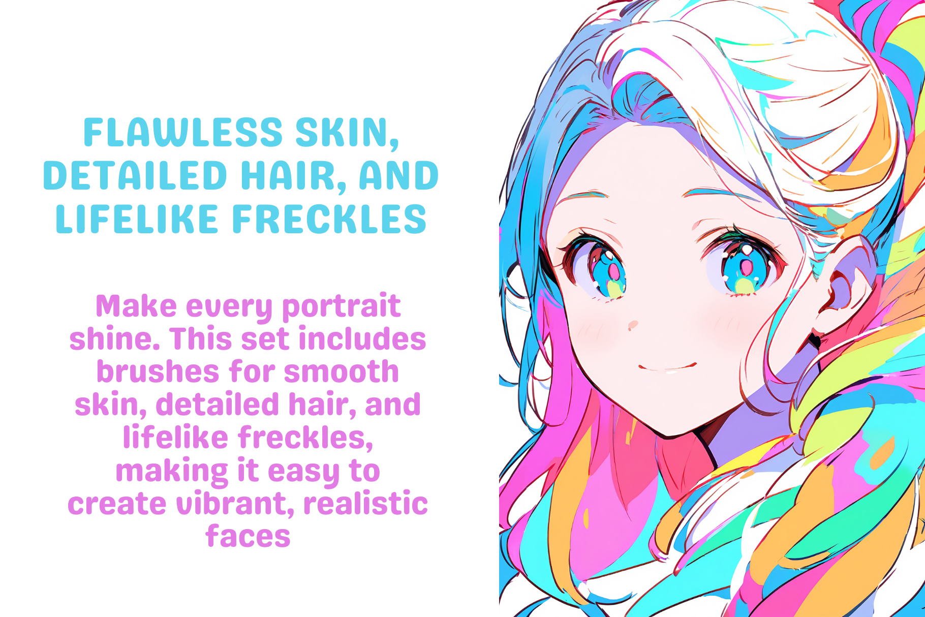 Procreate Portrait Brushes for Anime Manga Comic Art - Cozy Brushery