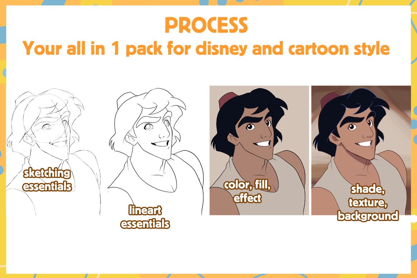 Procreate Retro Cartoon Brushes for Lineart and Design - Cozy Brushery