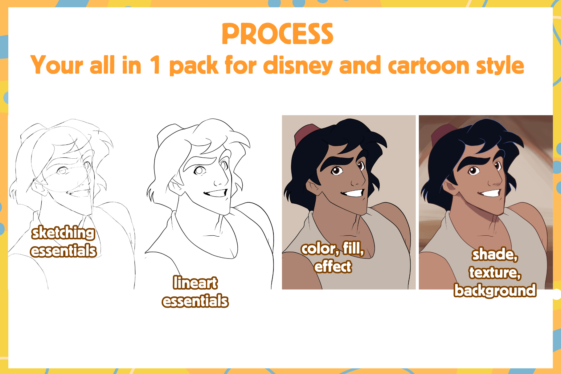 Procreate Retro Cartoon Brushes for Lineart and Design - Cozy Brushery