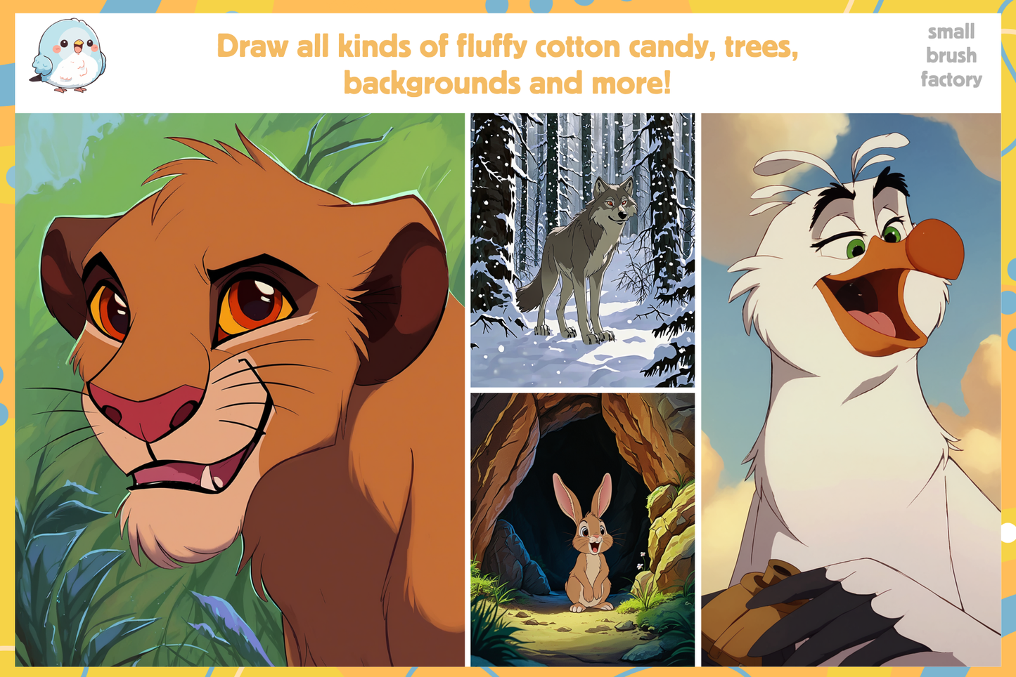 Procreate Retro Cartoon Brushes for Lineart and Design - Cozy Brushery