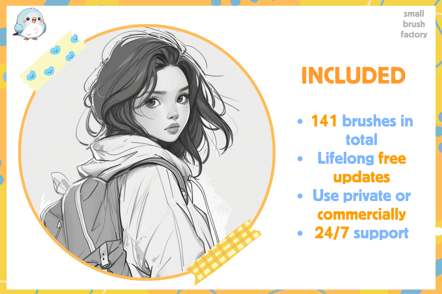 Procreate Sketching Brushes - 141 Brushes for Artists - Cozy Brushery