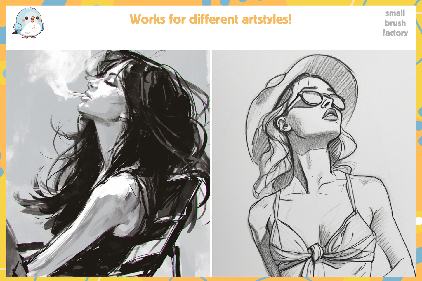 Procreate Sketching Brushes - 141 Brushes for Artists - Cozy Brushery