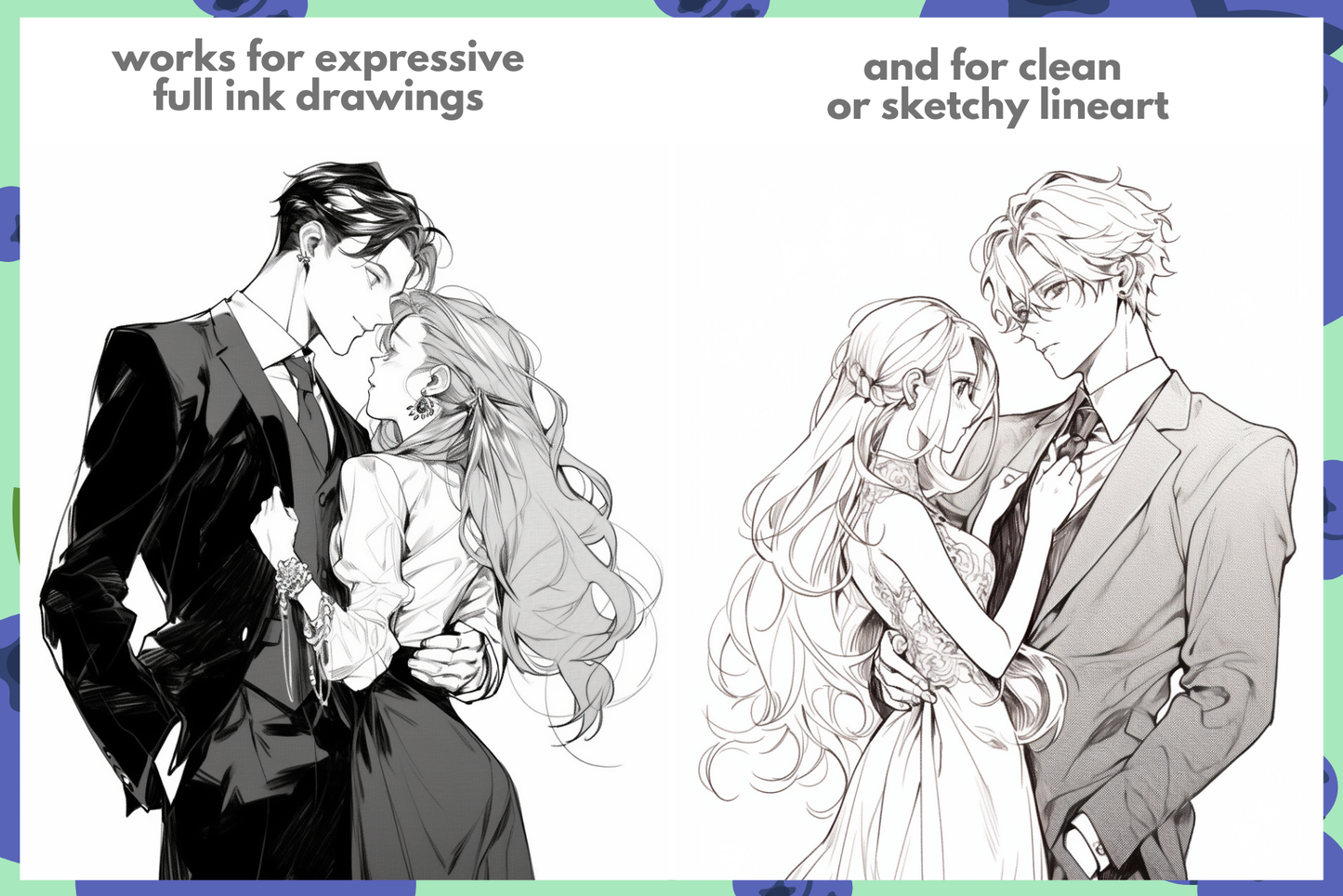 Procreate Sketchy Lineart Brushes for Anime and Manga - Cozy Brushery