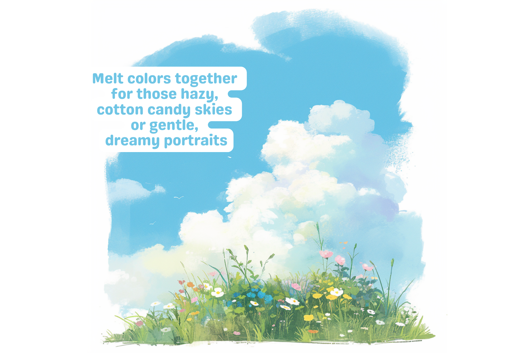Procreate Soft Pastel Paradise Brushes for Aesthetic Art - Cozy Brushery
