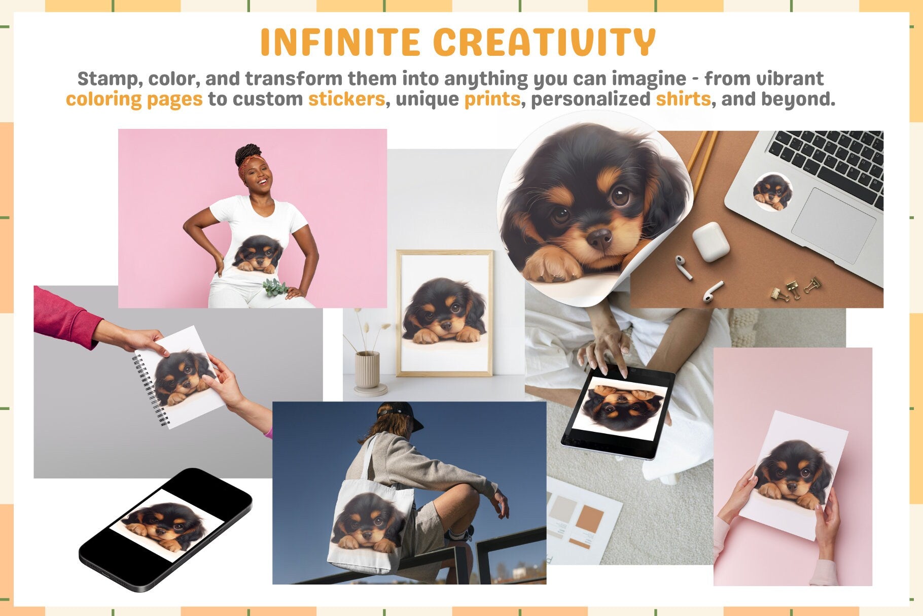 Procreate Stamps Puppy Love Pack 200 Plus Dog Stamps - Cozy Brushery