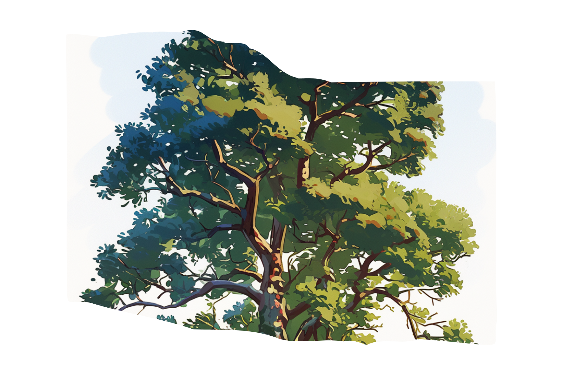 Procreate Tree Brush Set: 200 Lineart Stamps for Art - Cozy Brushery