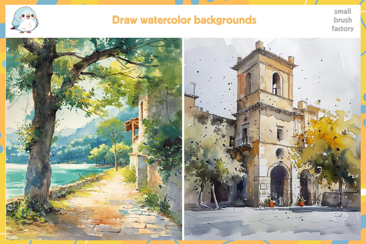Procreate Watercolor Brushes – 10 Realistic Brushes for Flowing Washes, Textured Strokes, and Wet-on-Wet Effects - Cozy Brushery