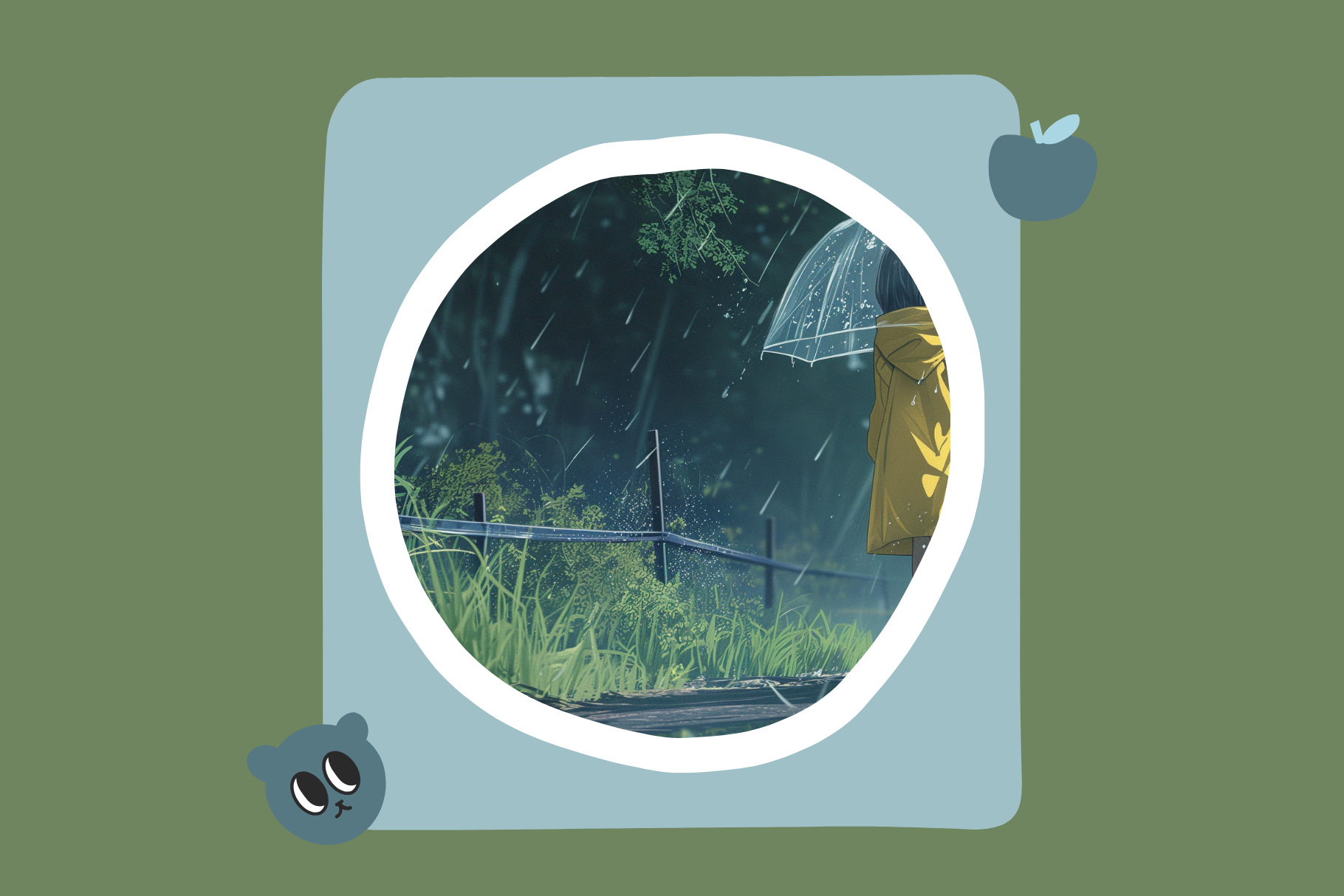 Rainy Day Delights – 43 Procreate Brushes for Water Effects - Cozy Brushery