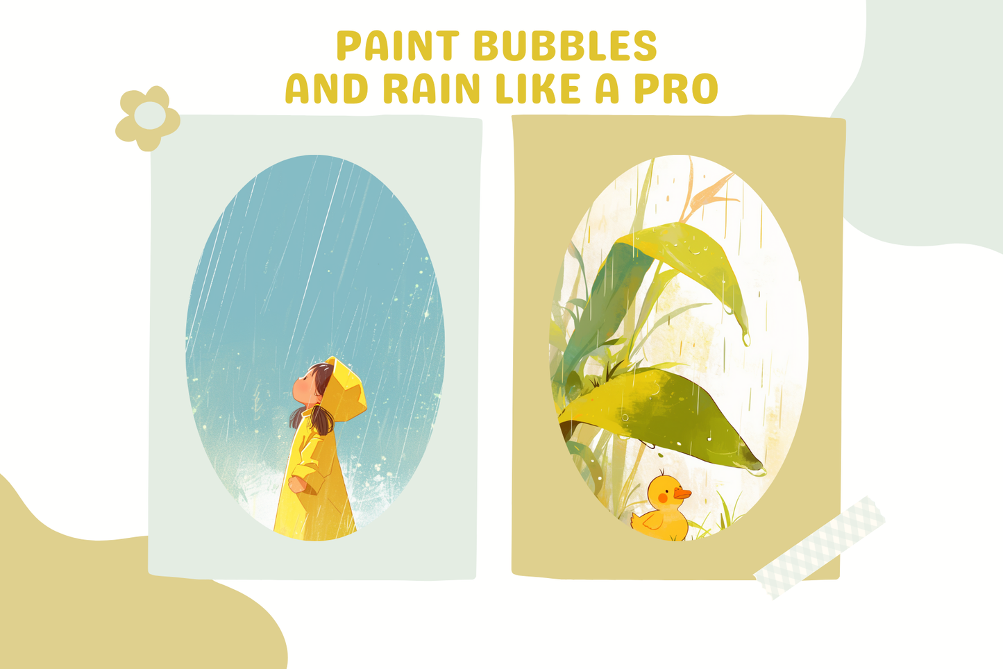 Rainy Day Delights – 43 Procreate Brushes for Water Effects - Cozy Brushery