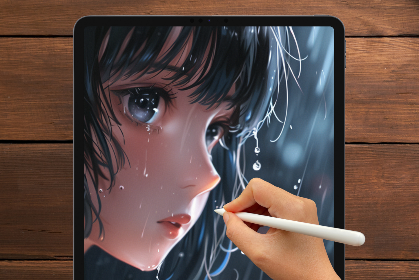 Rainy Day Delights – 43 Procreate Brushes for Water Effects - Cozy Brushery