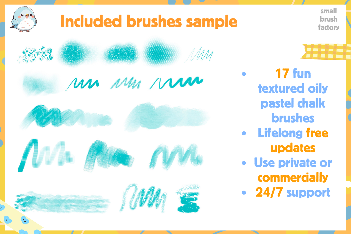 Realistic Pastel Brushes for Procreate – 17 Oil and Chalk Brushes - Cozy Brushery