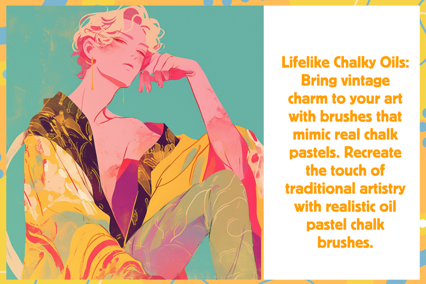 Realistic Pastel Brushes for Procreate – 17 Oil and Chalk Brushes - Cozy Brushery