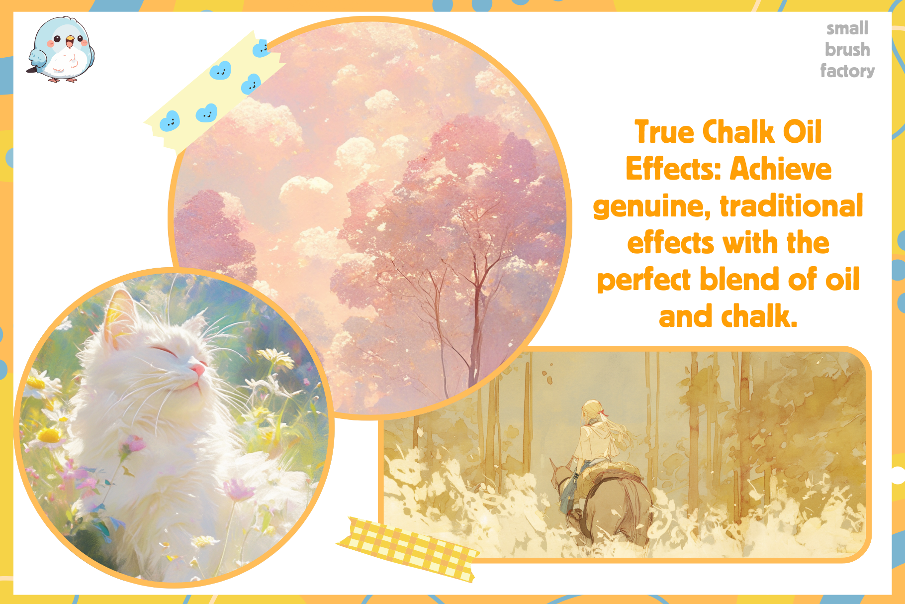 Realistic Pastel Brushes for Procreate – 17 Oil and Chalk Brushes - Cozy Brushery