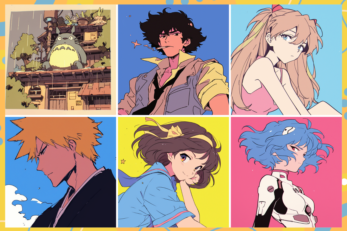 Retro Anime Brushes for Procreate 20 Vintage Brushes - Cozy Brushery