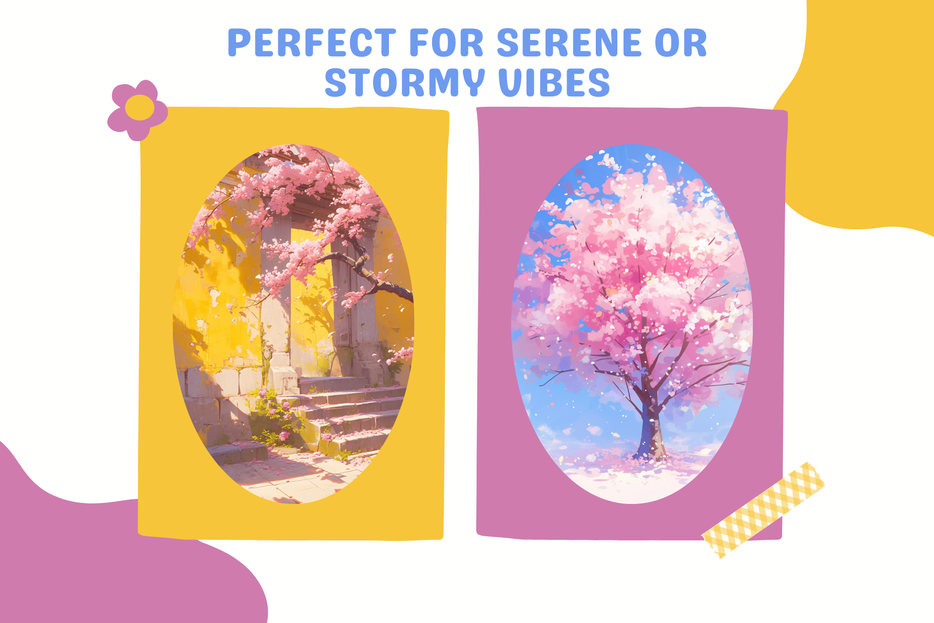 Sakura Bliss – 120 Procreate Brushes for Floral Art - Cozy Brushery