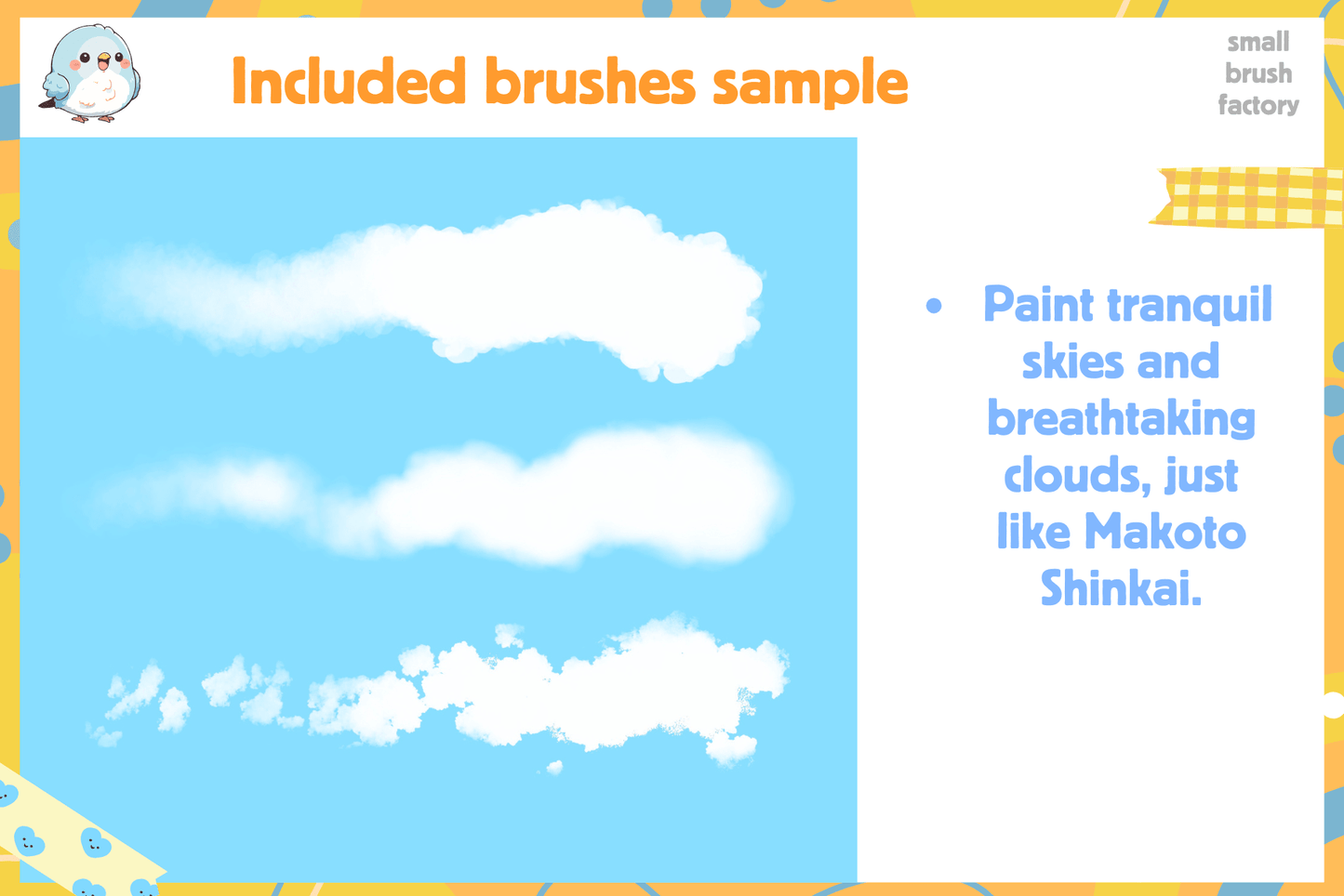 Sky Dreamscape Collection – 24 Procreate Cloud Brushes - Cozy Brushery