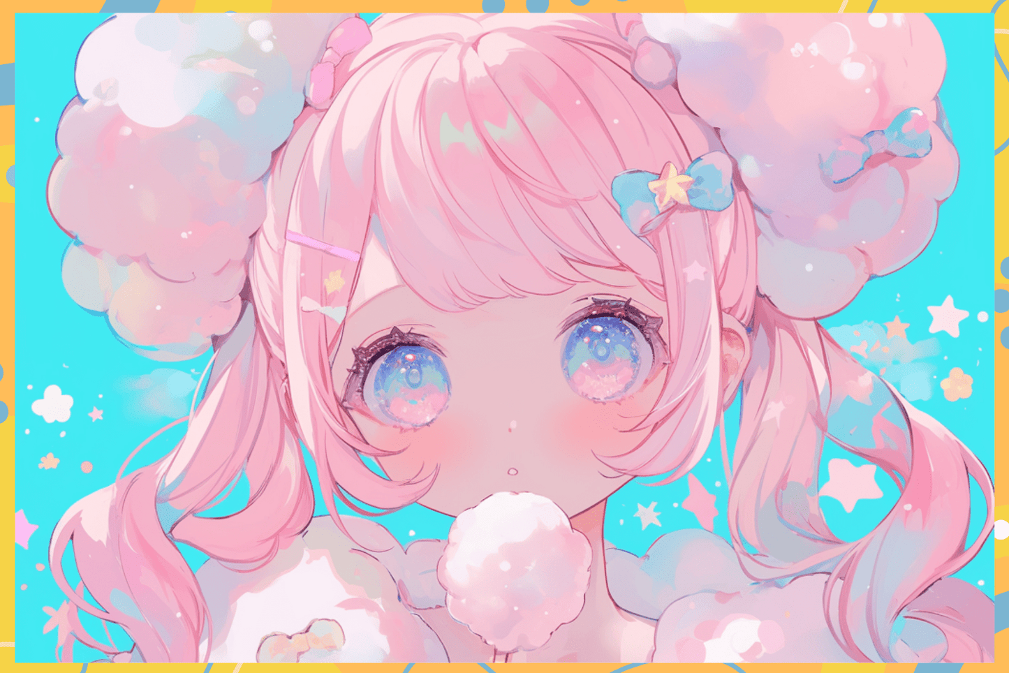 Sweet Treats Pack – 5 Cotton Candy & 2 Frosting Procreate Brushes for Fluffy Art & Soft Textures - Cozy Brushery
