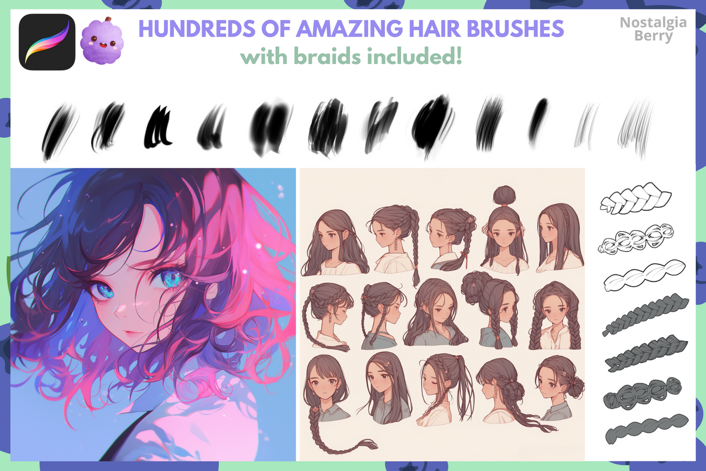 Ultimate Anime and Manga Brush Bundle 3500 Procreate Brushes - Cozy Brushery