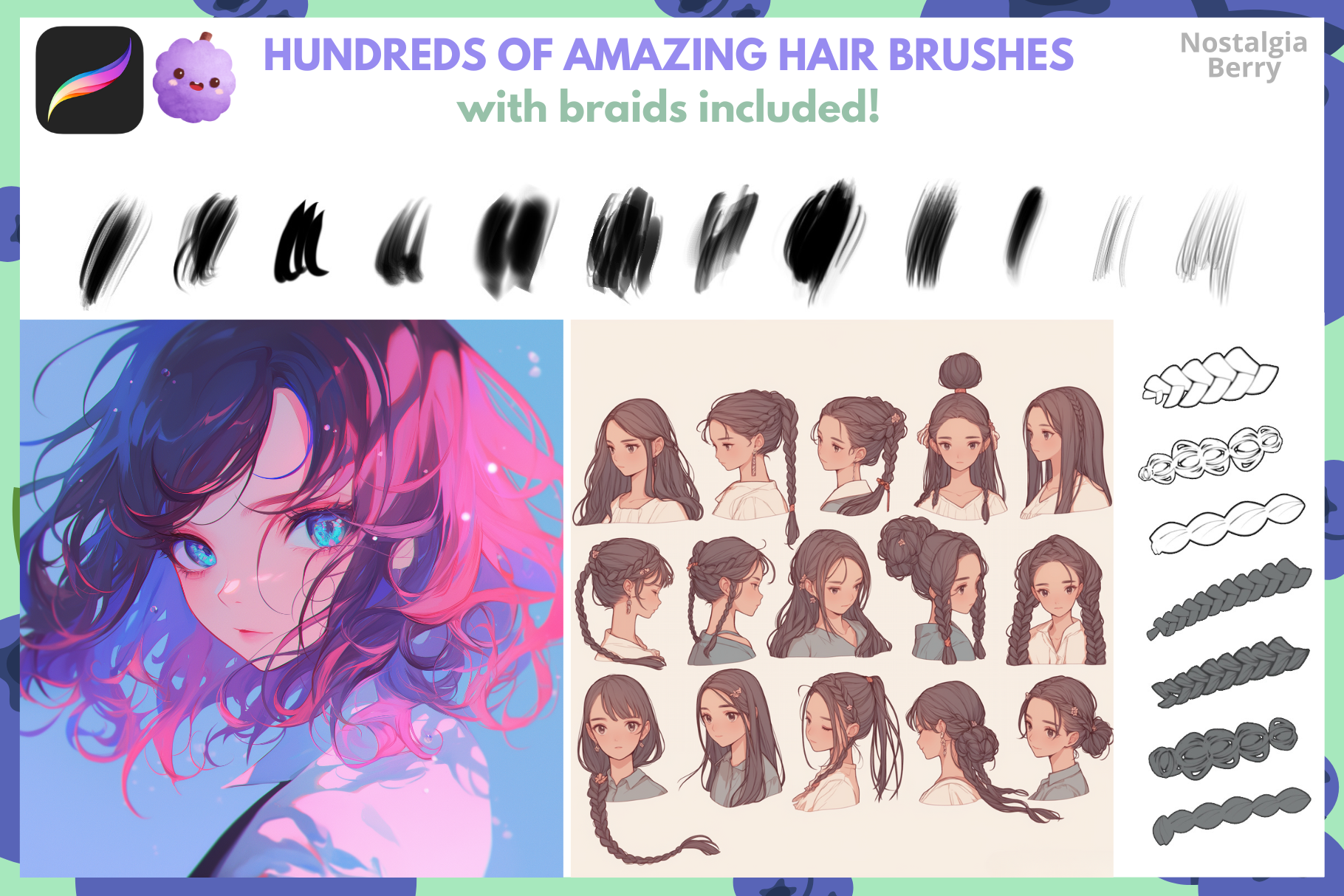 Ultimate Anime and Manga Brush Bundle 3500 Procreate Brushes - Cozy Brushery
