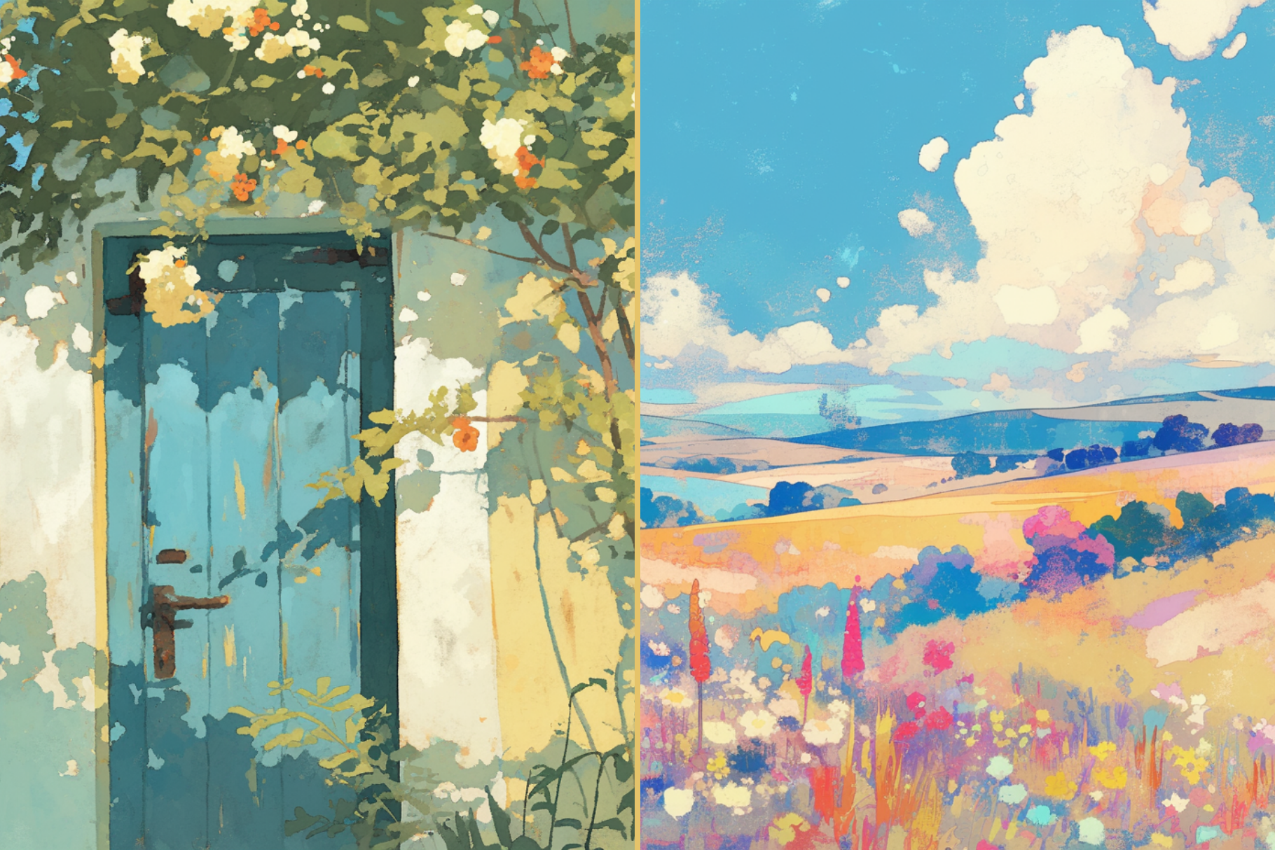 Ultimate Gouache Brush Set for Procreate 13 Brushes - Cozy Brushery