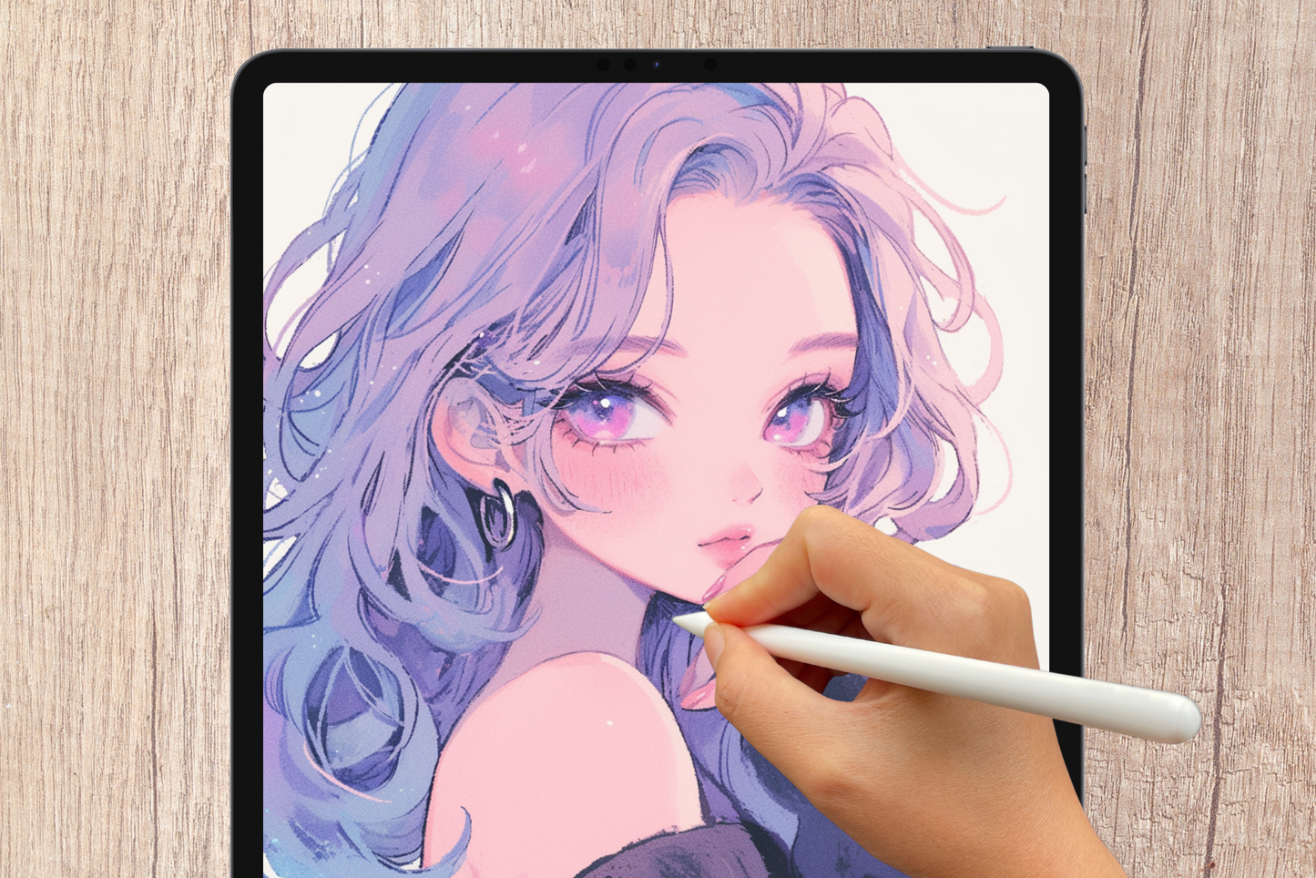 Ultimate Hair Studio – 31 Procreate Brushes for Anime, Manga & Realistic Hair Art - Cozy Brushery