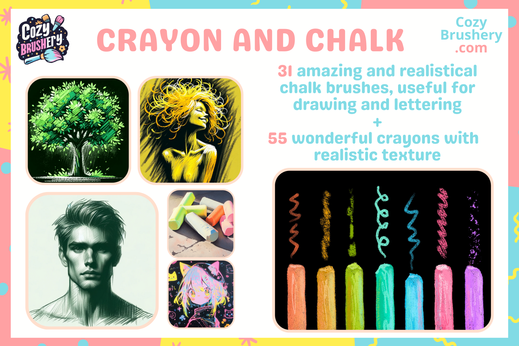 Ultimate Perfect Painter Procreate Brush Set for Artists - Cozy Brushery