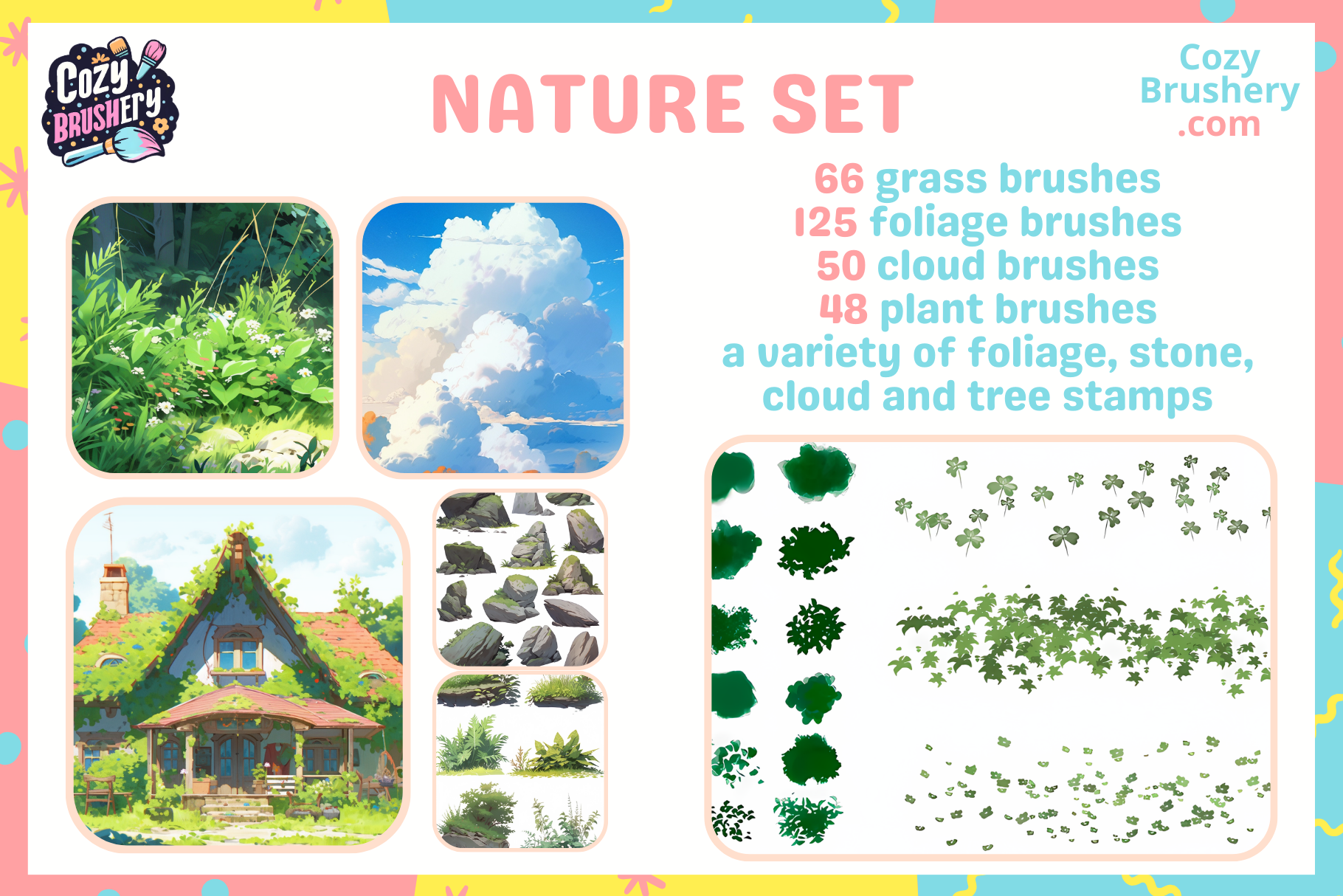 Ultimate Perfect Painter Procreate Brush Set for Artists - Cozy Brushery