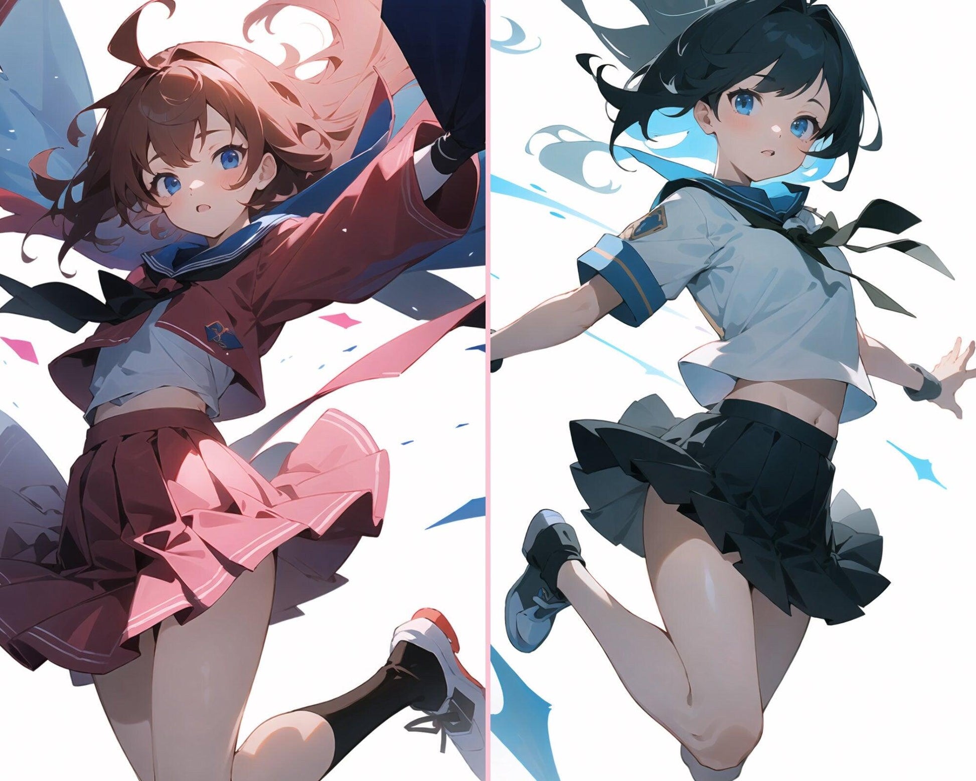 30 Procreate Anime clothes Stamps - Skirt stamp - pleated - for Anime, Manga, for Illustration Character Design Digital Art Reference - Cozy Brushery