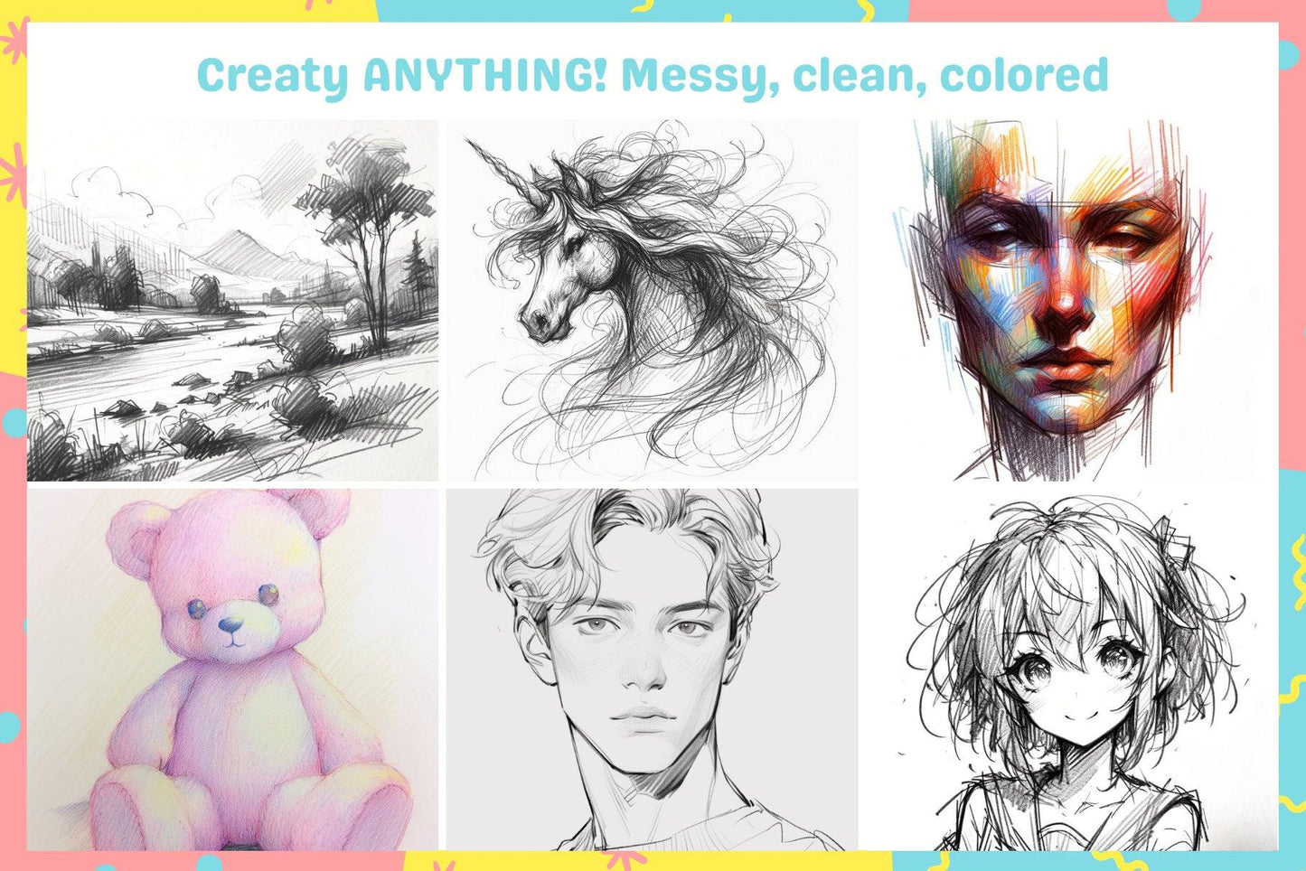 Ultimate Pencil Paper Texture Brushes for Procreate - Sketch, Hatching, Lineart, 81 Brushes, 28 Textures, 24 Papers, Sketching Essentials - Cozy Brushery