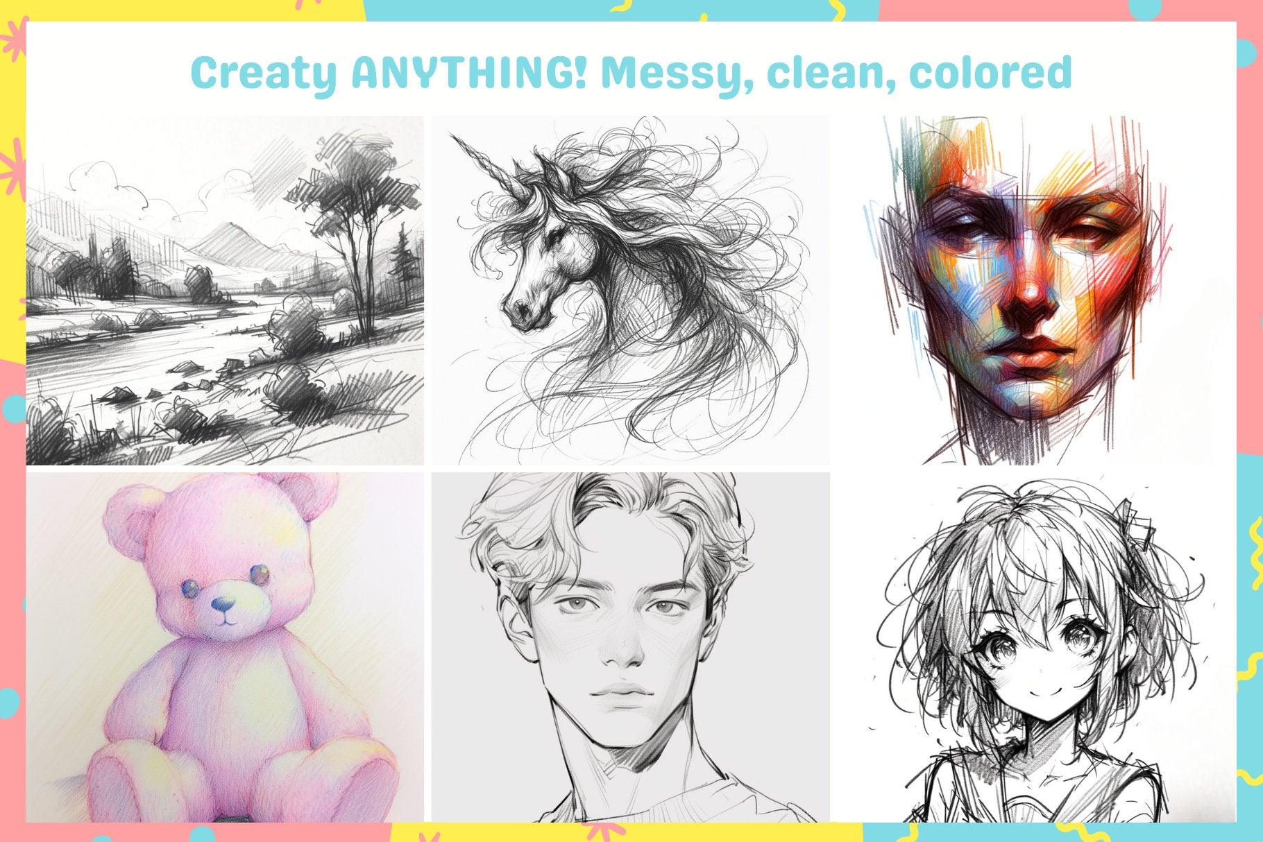 Ultimate Pencil Paper Texture Brushes for Procreate - Sketch, Hatching, Lineart, 81 Brushes, 28 Textures, 24 Papers, Sketching Essentials - Cozy Brushery