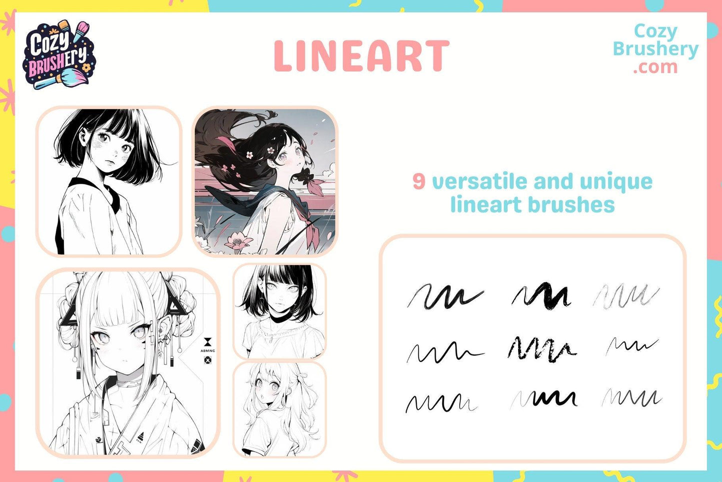 Ultimate Perfect Painter Procreate Brush Set - Oil, Chalk, Crayon, Nature, Pencil, Watercolor, Lineart - Cozy Brushery