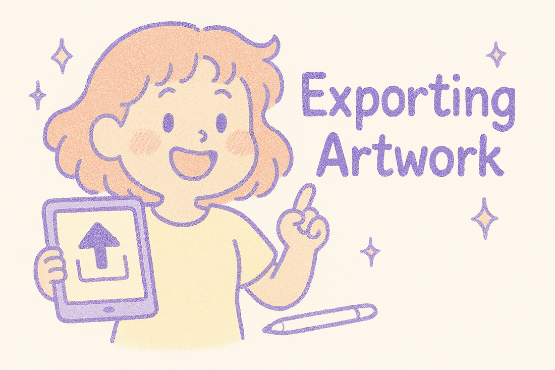 How to Export Your Artwork in Procreate - Cozy Brushery