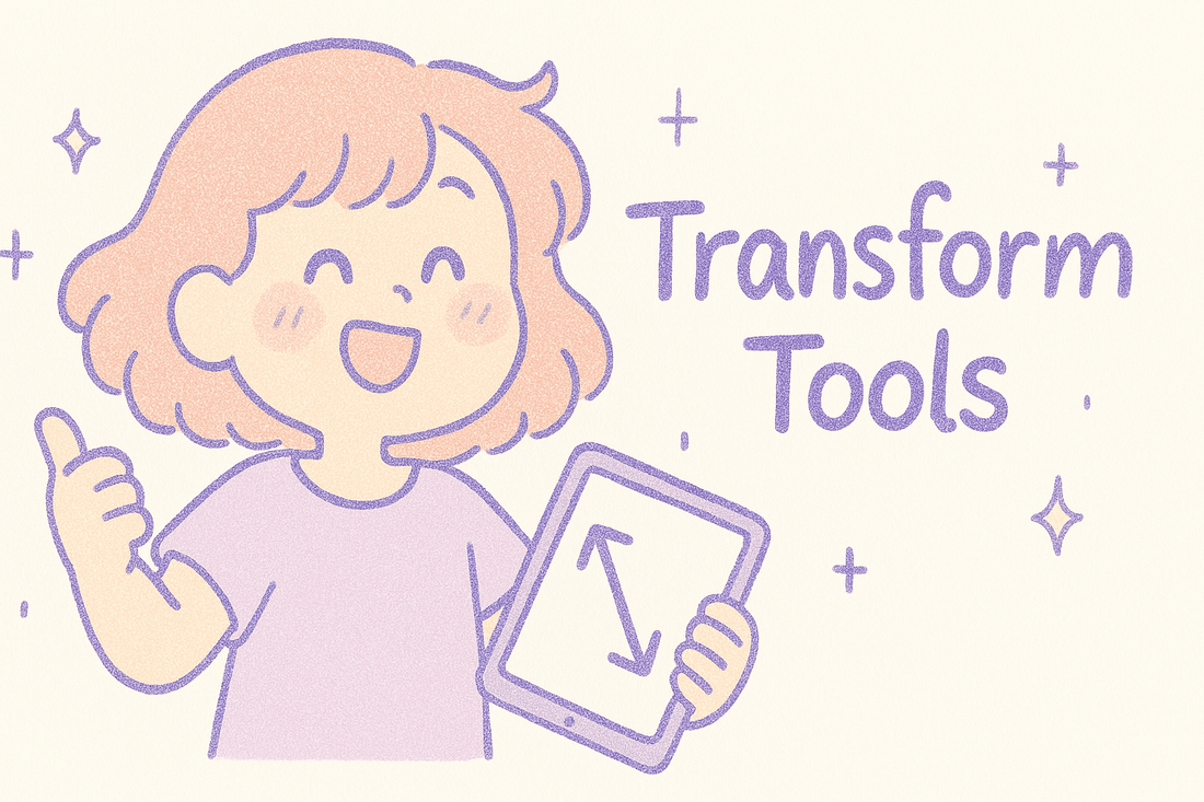 How to Use the Transform Tool in Procreate - Cozy Brushery